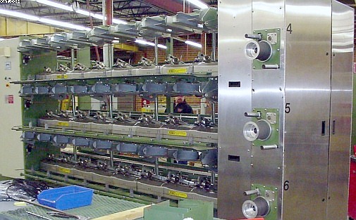 BELMONT AD-27 Winder, 1999 yr, 24 spindles (3x8), auto doff.